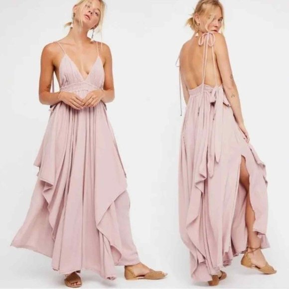 Free People Dresses & Skirts - Rare Free People TROPICAL HEAT Bohemian Dress • XS • Pink